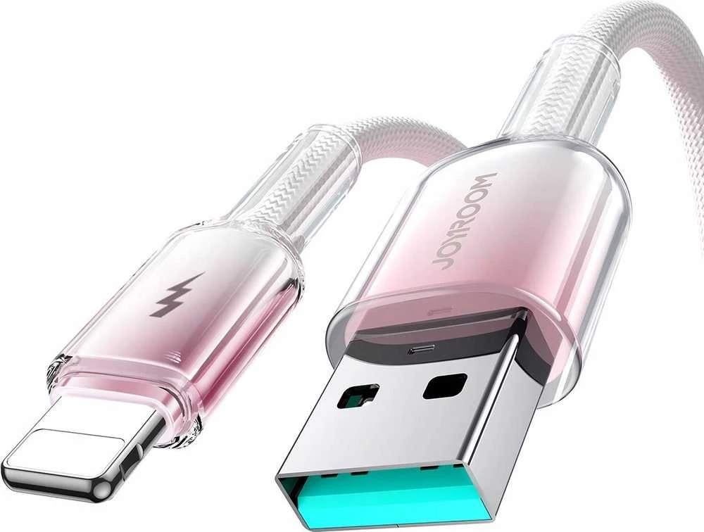 Kabelis USB-A Lightning Joyroom S-A42 3A 1.2m baltos spalvos