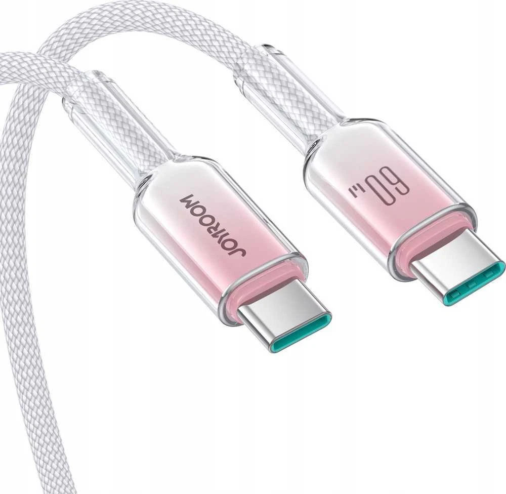 Kabelis USB-C USB-C Joyroom S-A42 60W 1.2m baltos spalvos
