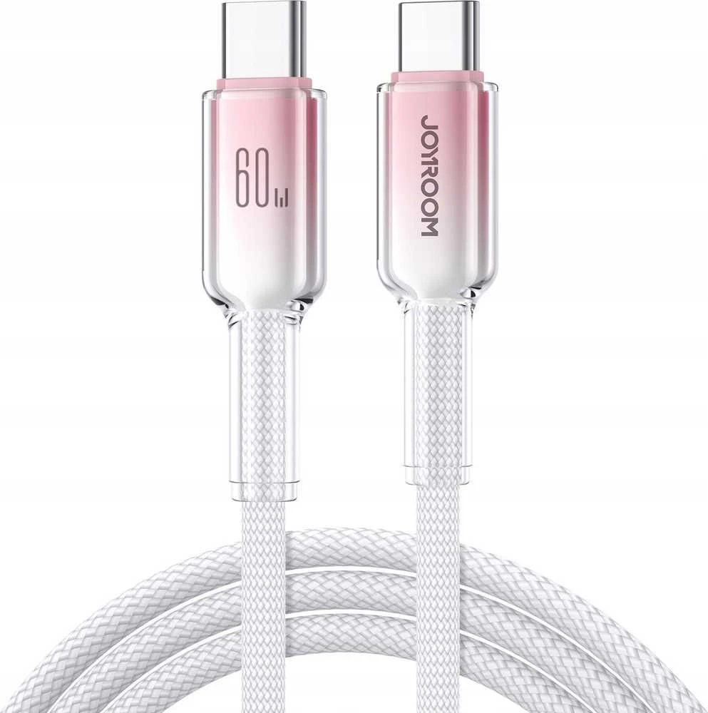 Kabelis USB-C USB-C Joyroom S-A42 60W 1.2m baltos spalvos