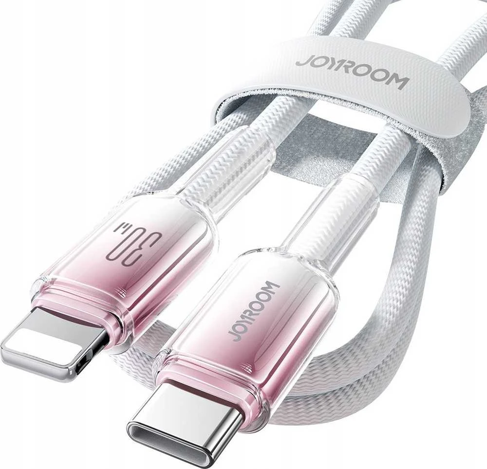 Kabelis USB-C Lightning Joyroom S-A42 30W 1,2m baltos spalvos