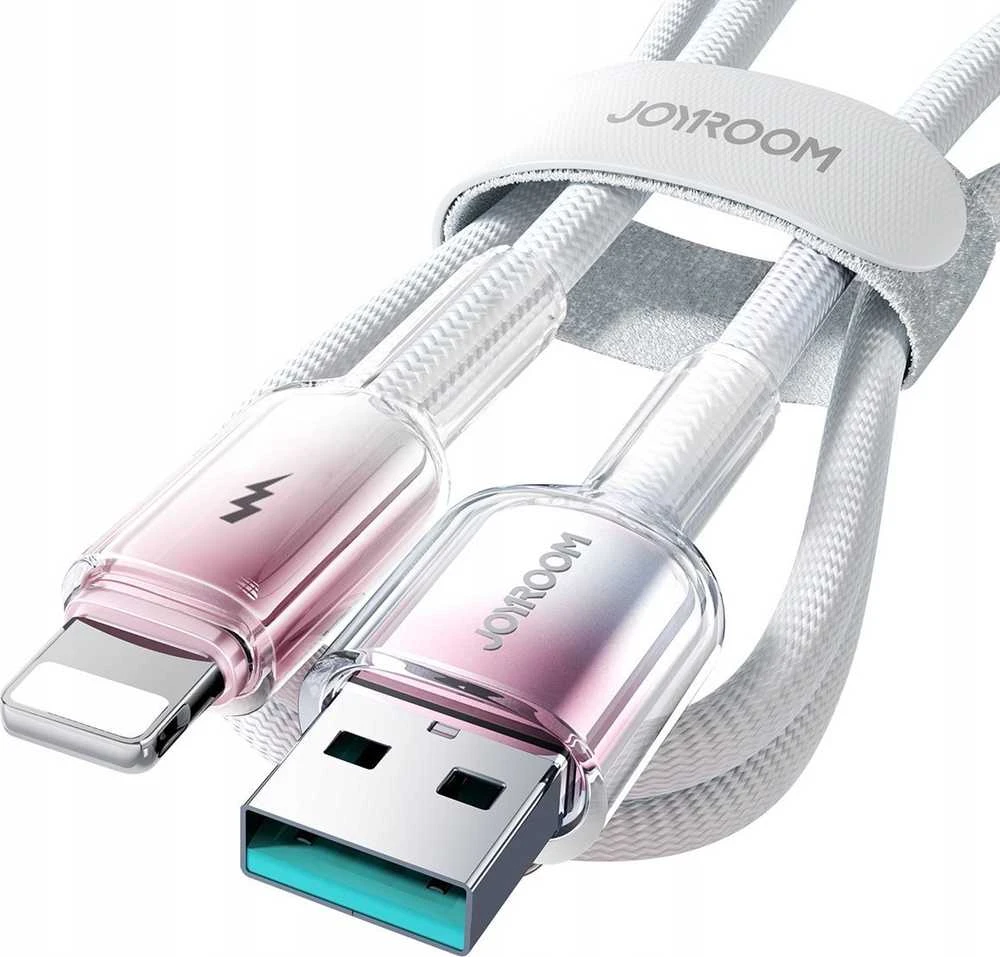 Kabelis USB-A Lightning Joyroom S-A42 3A 1.2m baltos spalvos