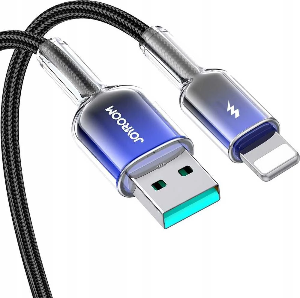 Kabelis USB-A Lightning Joyroom S-A42 3A 1.2m juodos spalvos