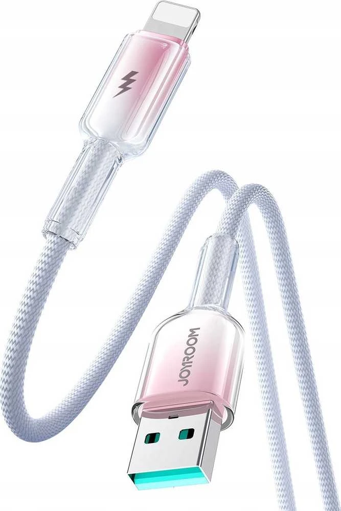 Kabelis USB-A Lightning Joyroom S-A42 3A 1.2m baltos spalvos