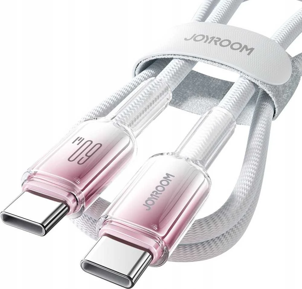 Kabelis USB-C USB-C Joyroom S-A42 60W 1.2m baltos spalvos