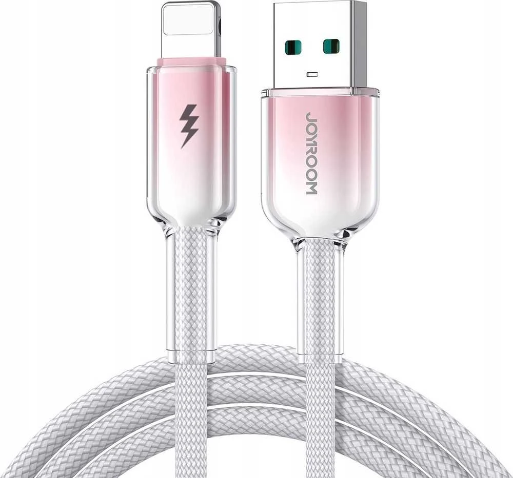 Kabelis USB-A Lightning Joyroom S-A42 3A 1.2m baltos spalvos