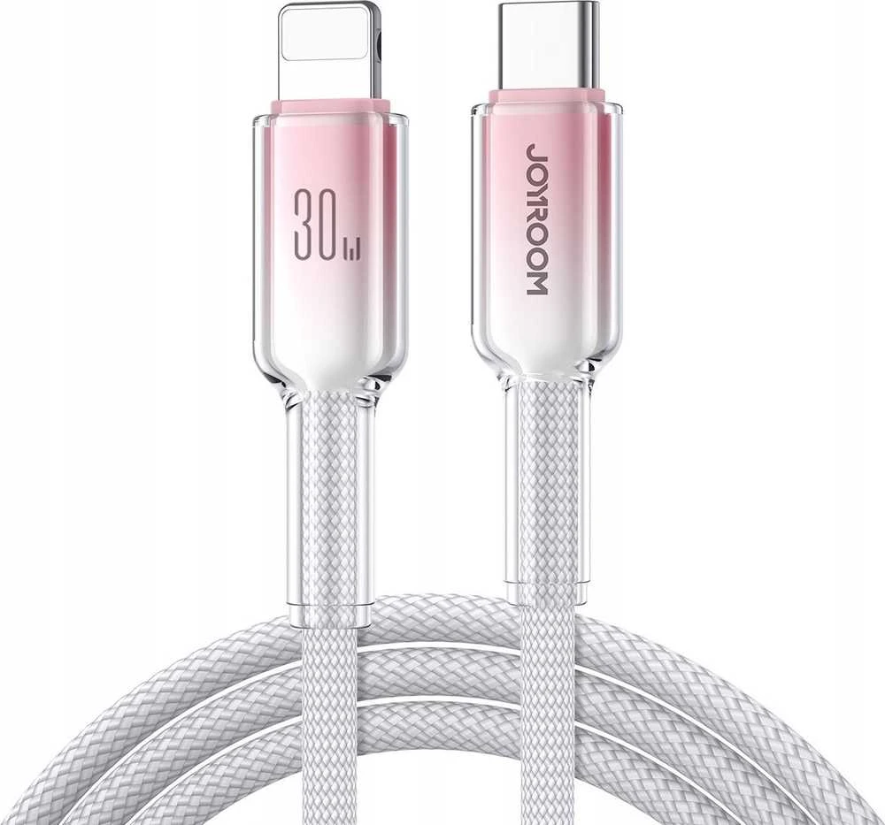 Kabelis USB-C Lightning Joyroom S-A42 30W 1,2m baltos spalvos