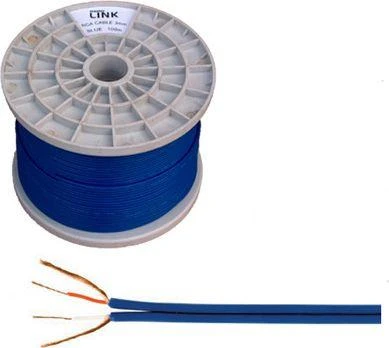 GOB Oem Kabelis 2 x RCA-4mm mėlynas