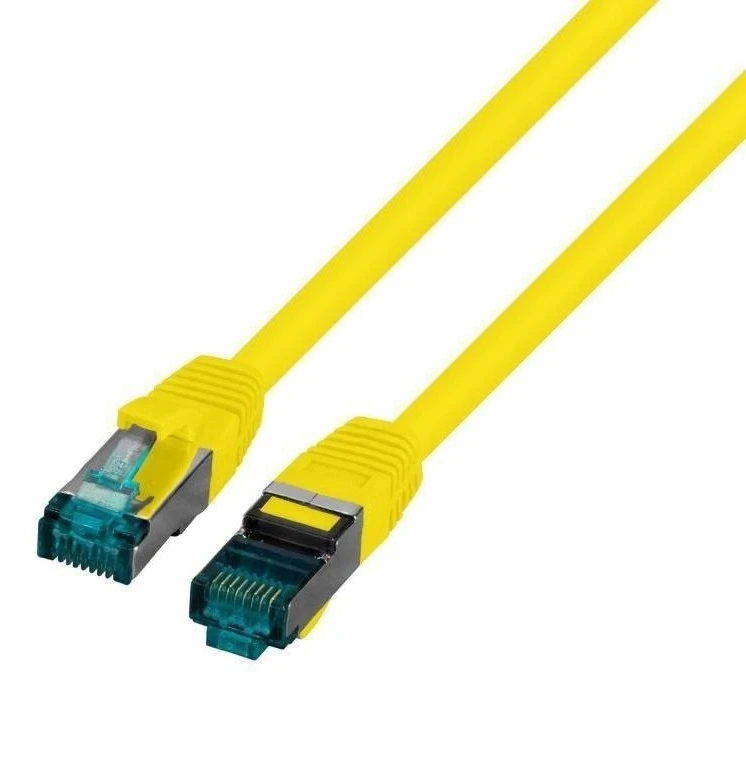 „Securitynet“ jungiamasis laidas RJ45 S/FTP 6A LSZH geltonas 2 vnt.