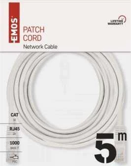 Emos Cat5e (UTP) tinklo kabelis, 5 m.
