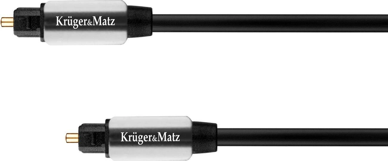 Optinis laidas Kruger & Matz su metalinėmis jungtimis