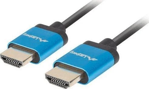 Lanberg HDMI laidas su mėlynais antgaliais