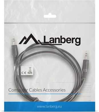 LANBERG CA-MJMJ-10CC-0020-BK stereo laidas Mini Jack M ->Mini Jack M 2m