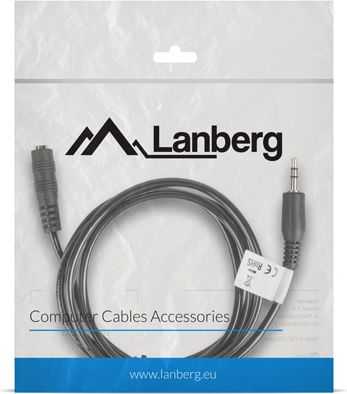 LANBERG CA-MJFJ-10CC-0030-BK stereo laidas Mini Jack M ->Mini Jack F 3m