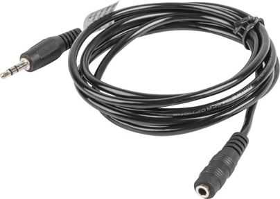 LANBERG CA-MJFJ-10CC-0030-BK stereo laidas Mini Jack M ->Mini Jack F 3m