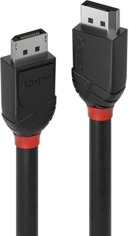 Lindy DisplayPort kabelio jungtys su raudonu žiedu