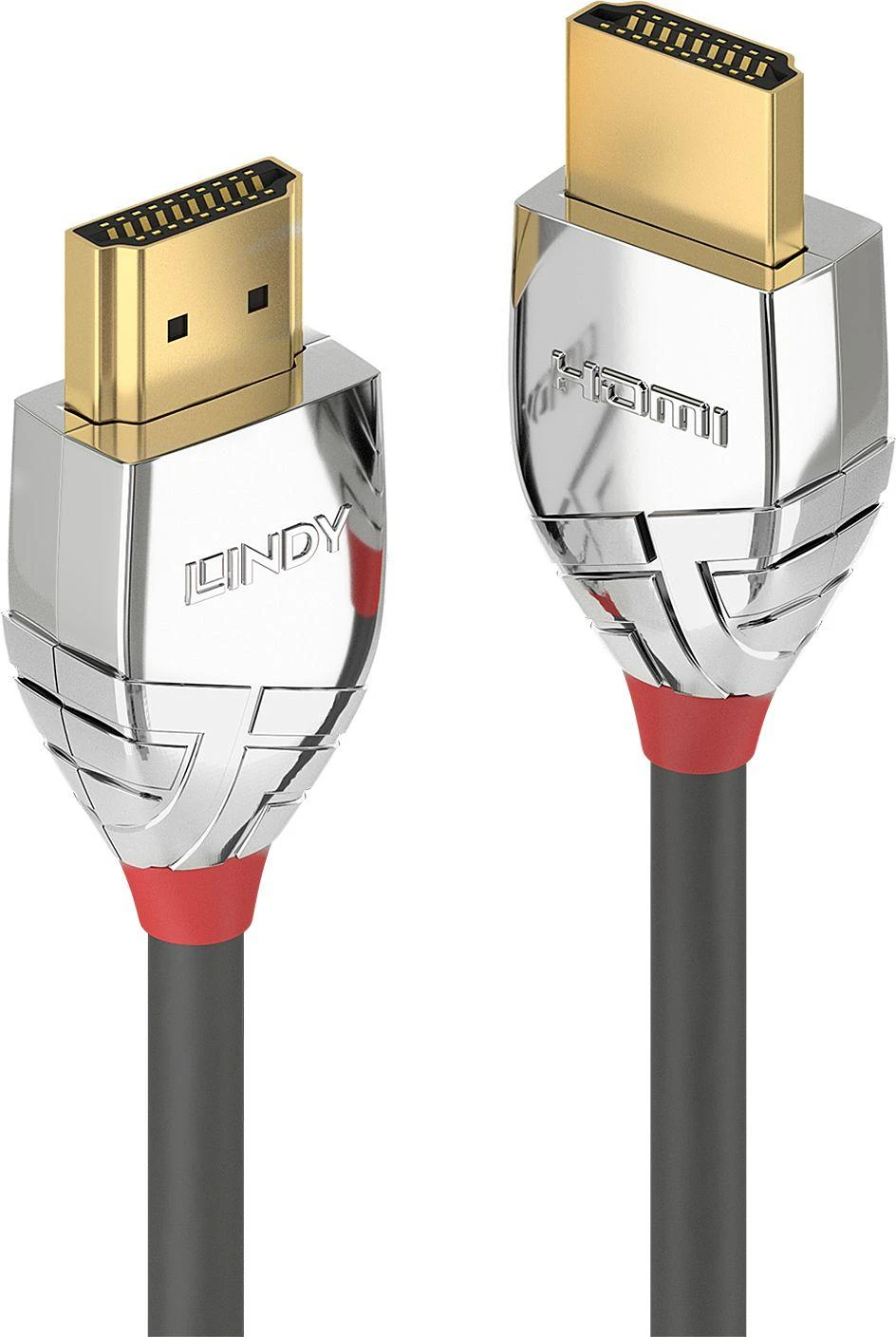 HDMI Laidas - LINDY Cromo Line HDMI Laidas M/M, Didelės Spartos, 3 m, Pilkas
