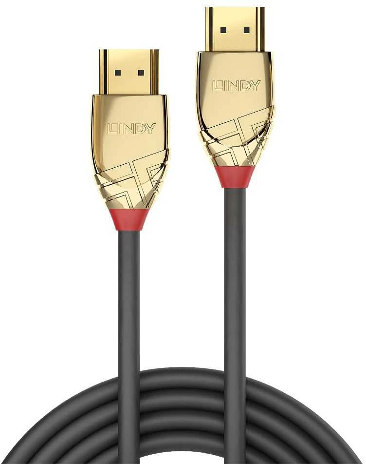 HDMI kabelis - LINDY Gold Line Didelės Spartos HDMI Kabelis M/M, 7,5 m, Pilkas