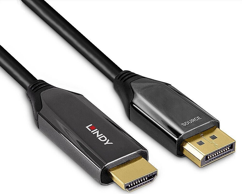 Adapteris - LINDY Aktyvus DisplayPort į HDMI 4K120Hz 2 m Adapteris 7680x4320@60Hz