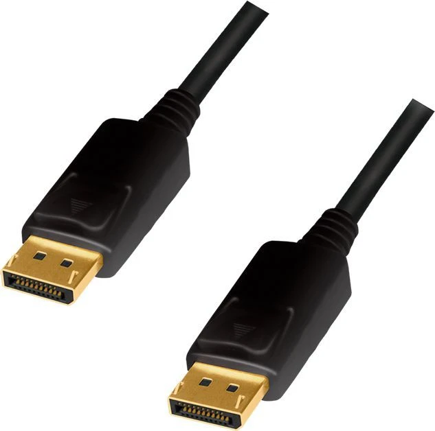 LogiLink DisplayPort 1.2 M/M 1.0m juoda