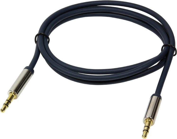 LOGILINK CA10100 LOGILINK - Garso kabelis 3.5 Stereo M/M, tiesus, 1.00 m, mėlynas
