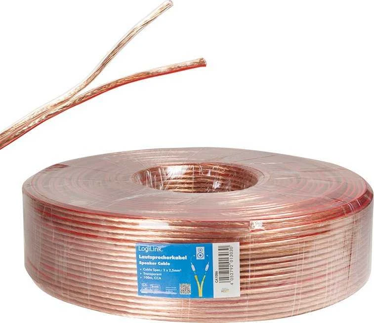 LogiLink audio 50x0.25 mm CCA 100.0m