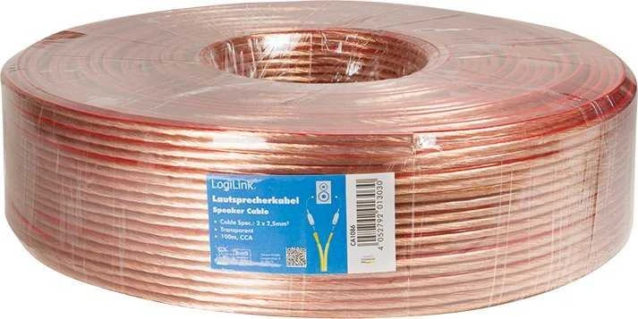 LogiLink audio 50x0.25 mm CCA 100.0m