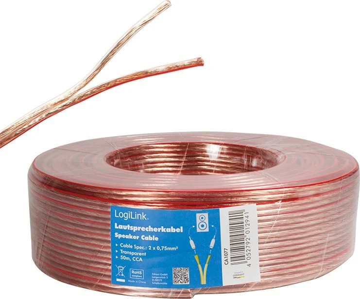 LogiLink garsiakalbių laidas ritėje