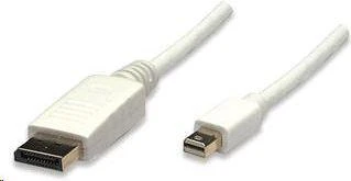 StarTech Manhattan 324748 „DisplayPort“ kabelis 2 m Mini DisplayPort Balta