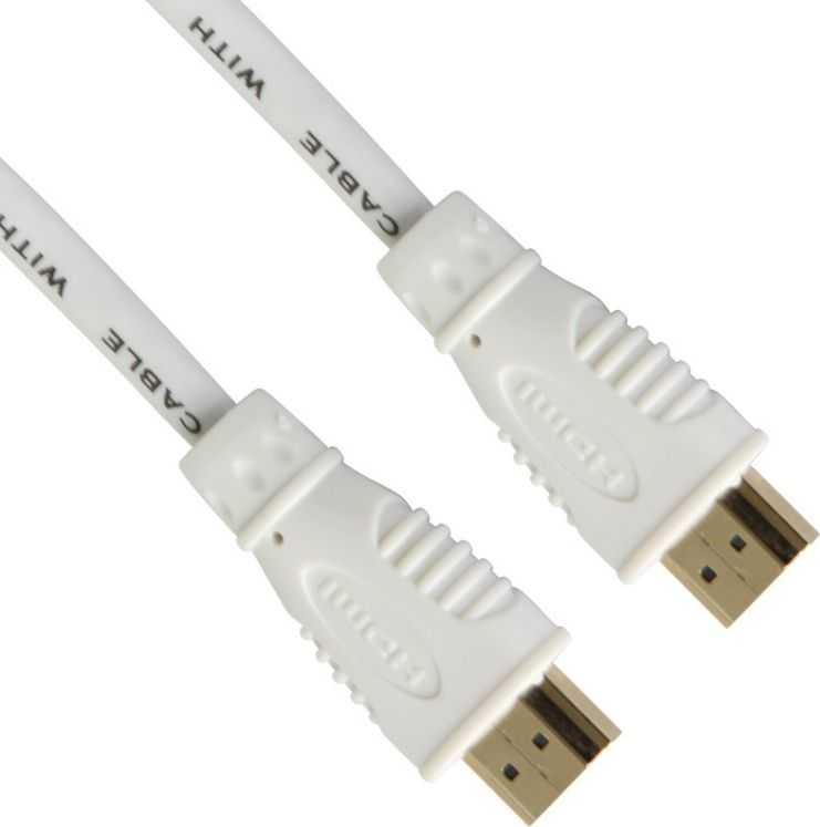 Techly Kabelis Manhattan HDMI – HDMI 0,5 m balta (ICOC-HDMI-4-005NWT)