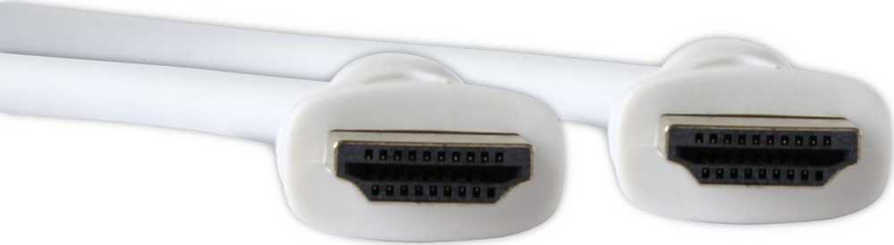Techly Kabelis Manhattan HDMI – HDMI 0,5 m balta (ICOC-HDMI-4-005NWT)