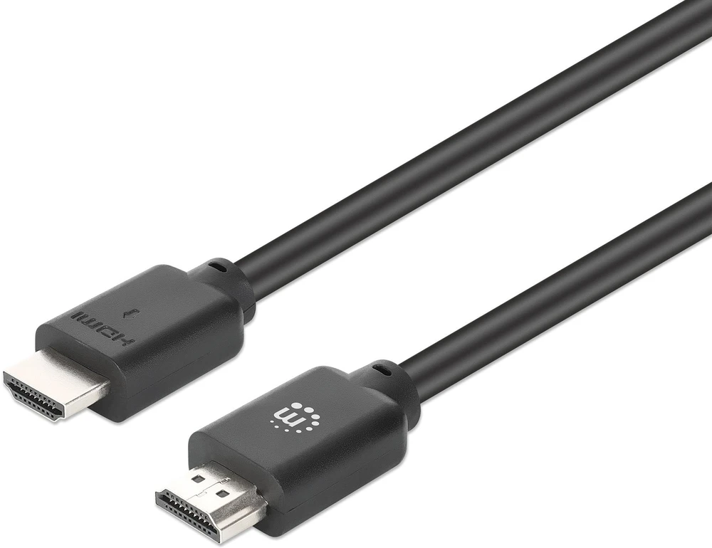 Manhattan 4K60 HDMI 2.0 kabelis 10 m 18 Gbit/s juodas