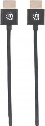 Manhattan 394352 HDMI kabelis 1 m HDMI A tipo (standartinis) Juoda