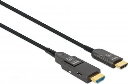 Kabelis Manhattan HDMI - HDMI 30m juoda (355520)