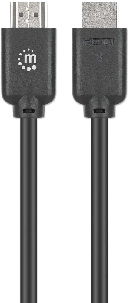 Manhattan 4K60 HDMI 2.0 kabelis 7,5 m 18 Gbit/s juodas
