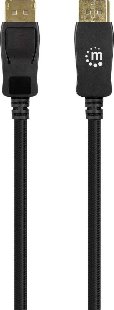 Kabelis Manhattan DisplayPort – DisplayPort 2m juoda (353618)
