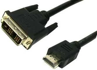 Kabelis MediaRange HDMI - DVI-D 2m juoda (MRCS118)