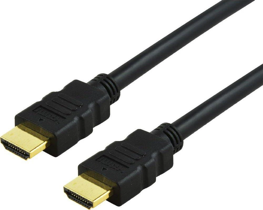 HDMI laidas su auksuotomis jungtimis