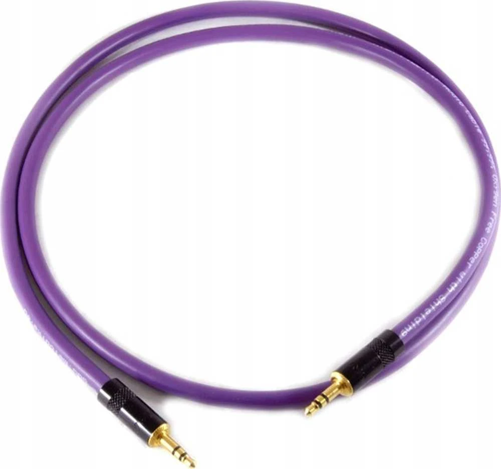 Melodika Jack 3.5mm-3.5mm violetinis 12m laidas