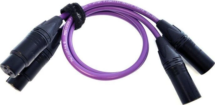 Melodika XLR audio kabelis, susuktas 1.5m