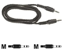 Mercodan Coferro Cables Garso mini lizdo kabelis 20,0 m, mini lizdas kištukas/kištukas, juodas.