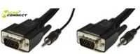 Kabelis MicroConnect su VGA ir RCA jungtimis