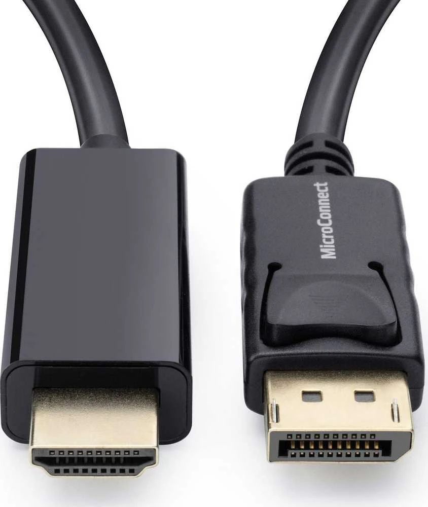 Kabelis MicroConnect DisplayPort - HDMI 1.5m juoda (MC-DP-HDMI-150)