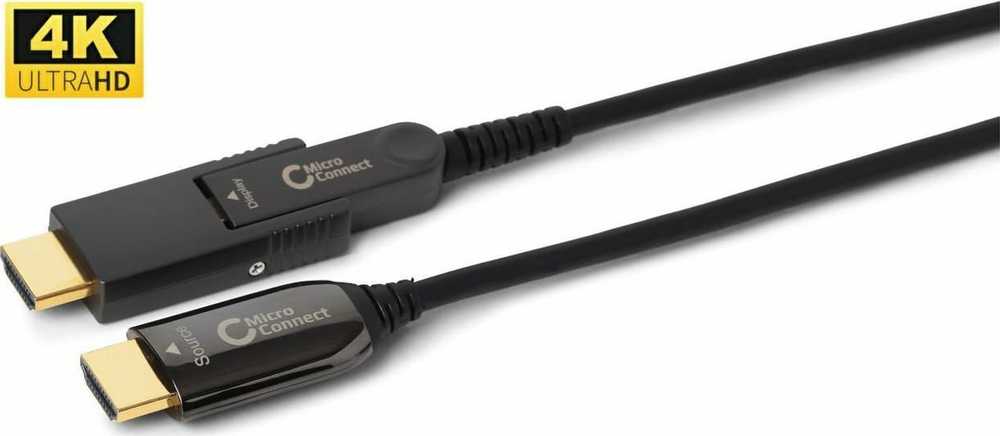 MicroConnect Cable Microconnect HDM191940V2.0DOP HDMI kabelis 40 m HDMI A tipas (standartinis) HDMI D tipas (mikro) Juoda