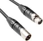 Kabelis MicroConnect XLR - XLR 12m juoda (XLRMF12)