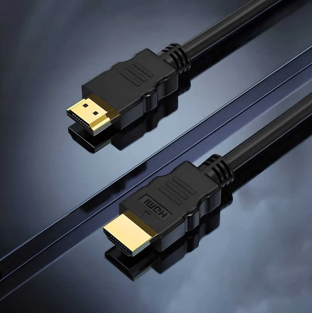 HDMI laidas Montis su aukso spalvos jungtimis