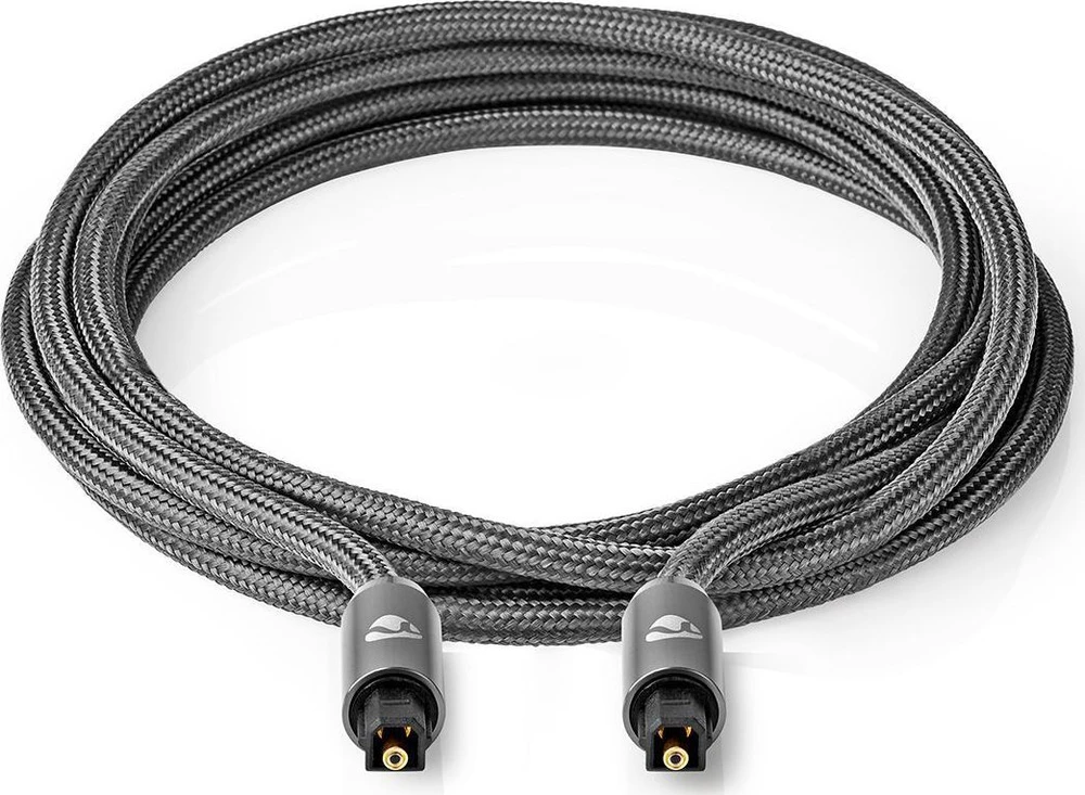 Kabelis Nedis Toslink 2 m Pilka (CATB25000GY20)