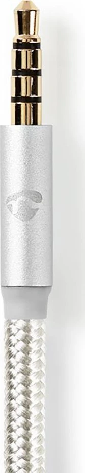 Nedis USB adapteris | USB 2.0 | USB-C™ jungtis | 3,5 mm kištukas | 1,00 m | apvalus | Paauksuotas | Pintas / nailonas | Aliuminis | Pakuotė su langu