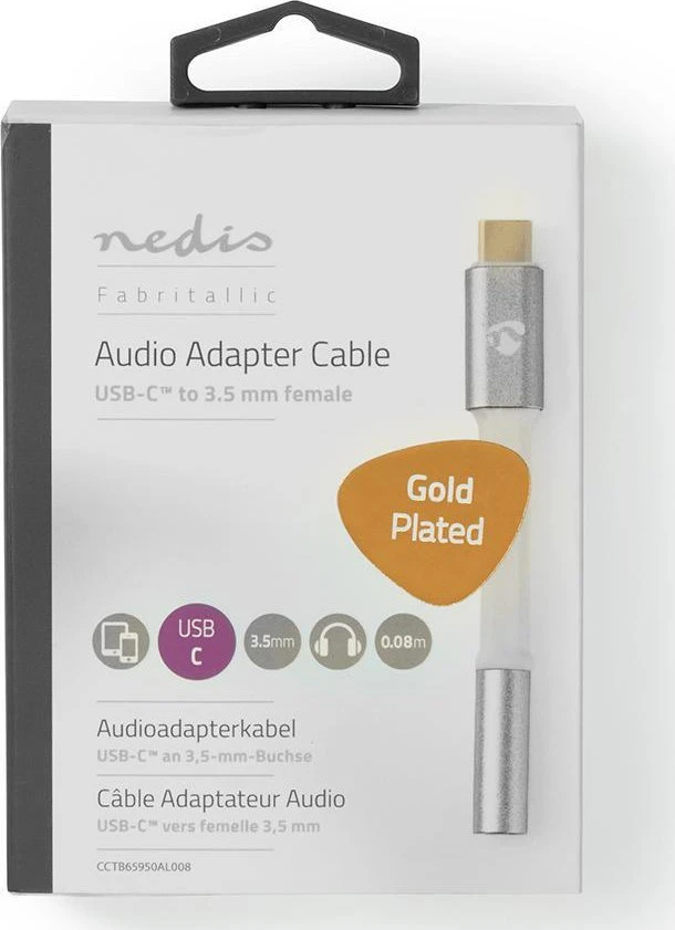 Nedis USB-C - 3,5 mm garso adapteris