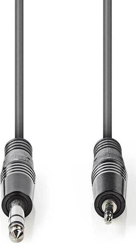 Kabelis Nedis 6.35mm 3.5mm 1,5 m Pilka (COTH23205GY15)
