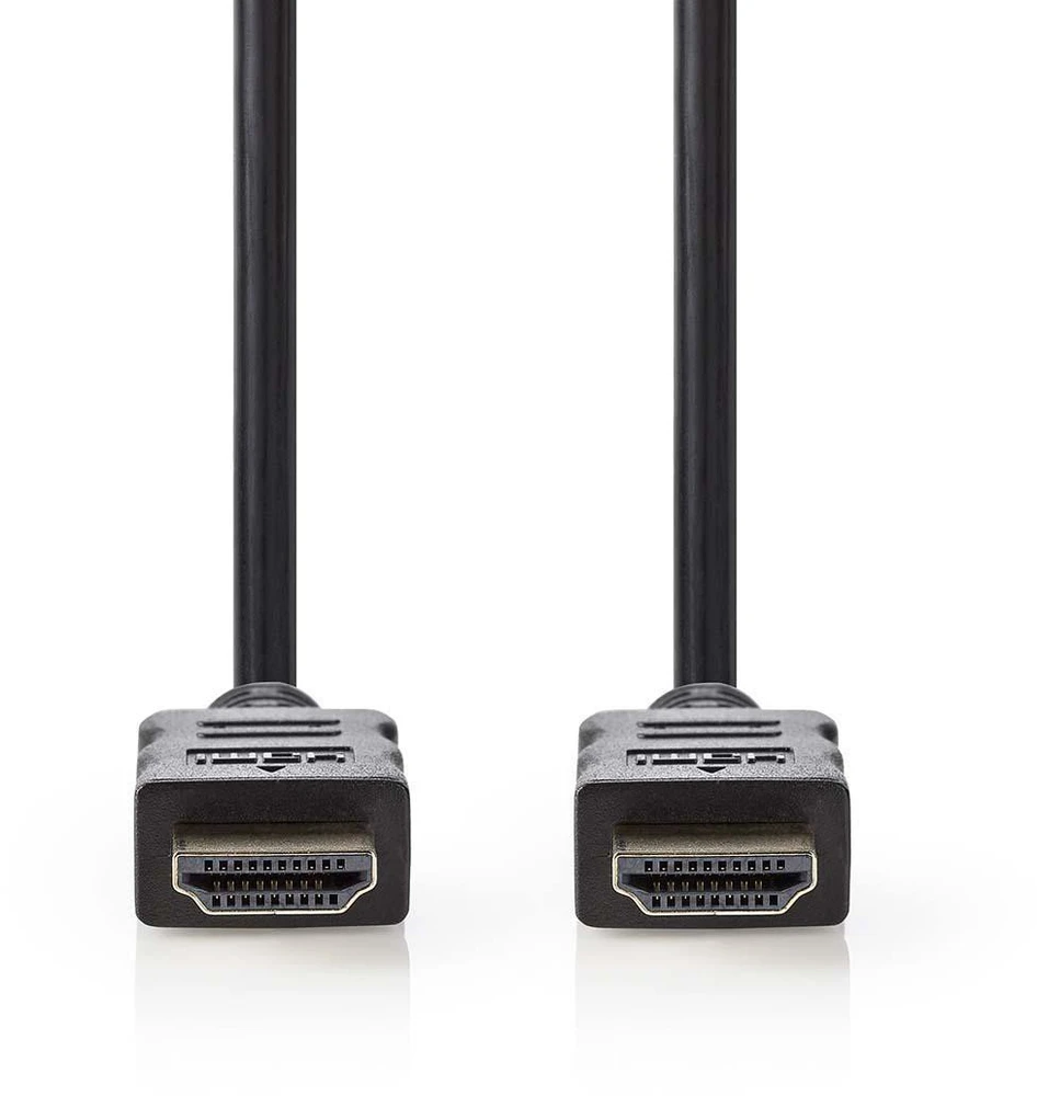 Nedis CVGT34000BK10 Ethernet didelės spartos – HDMI™ kabelis HDMI™ 1m